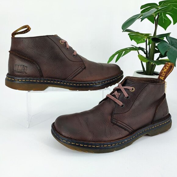 Dr. Martens Men\'s Sussex 3 Hole Brown Leather Chukka Boots Size 12 main image 9